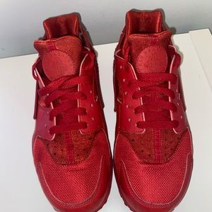 RED NIKE SHOES